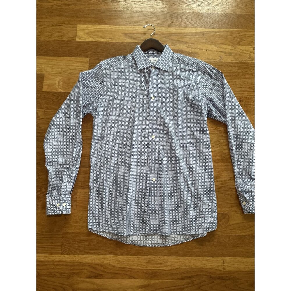 Eton Men's Contemporary Dress Shirt  16.5 Neck 42 Chest